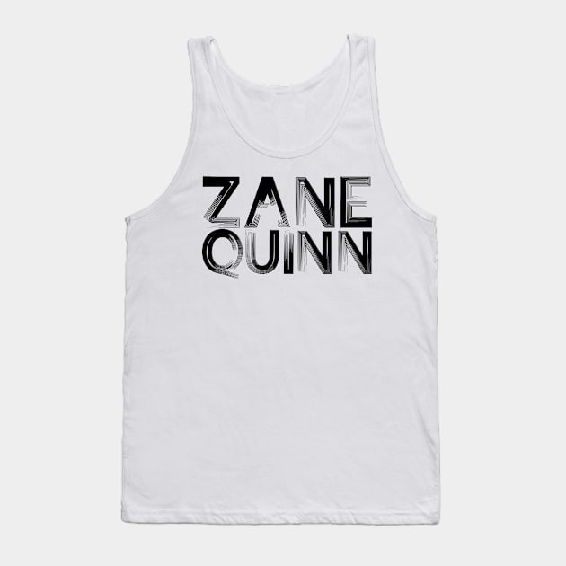 ZANE QUINN (BLACK) Tank Top by ZQuinn